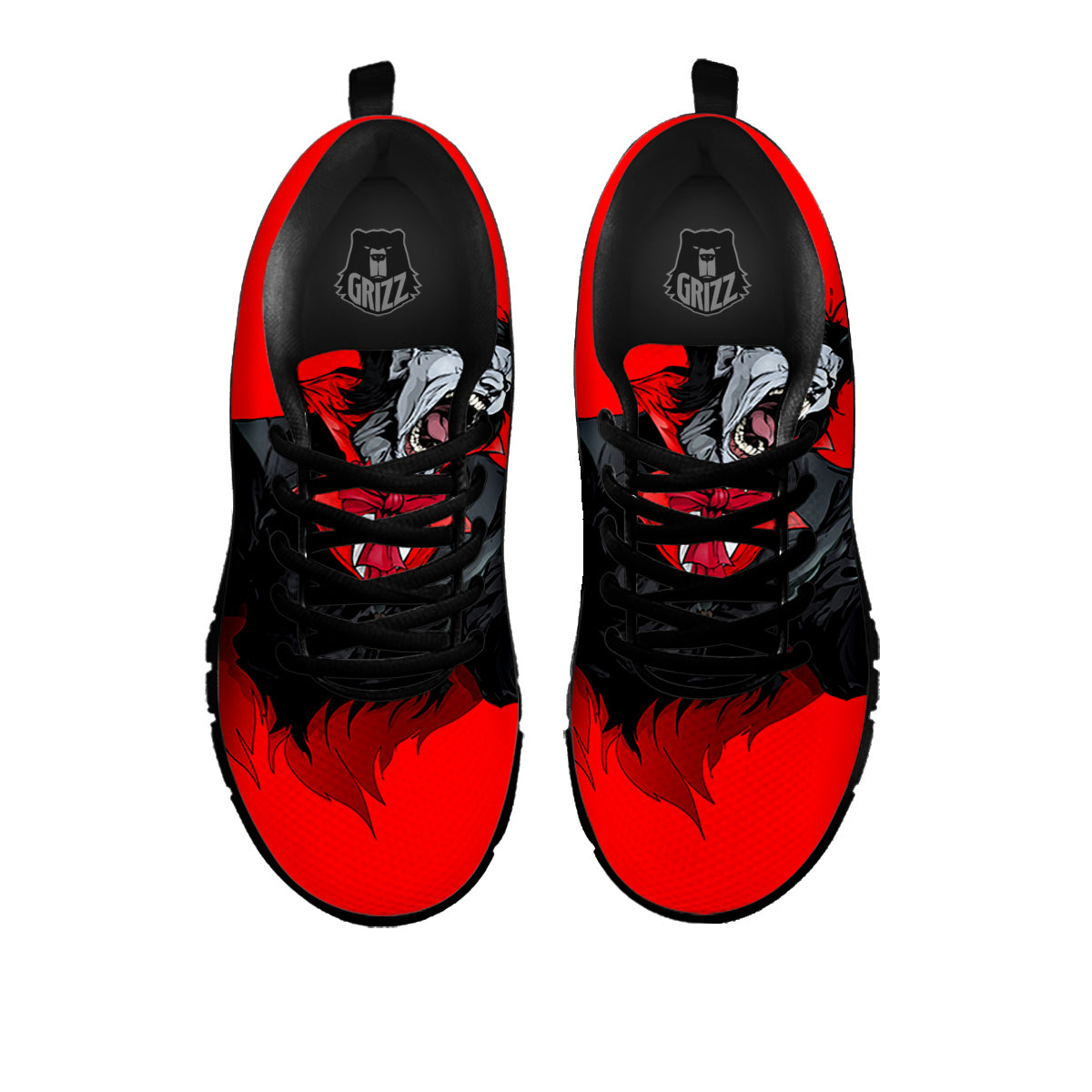 Count Dracula Print Black Sneaker-grizzshop