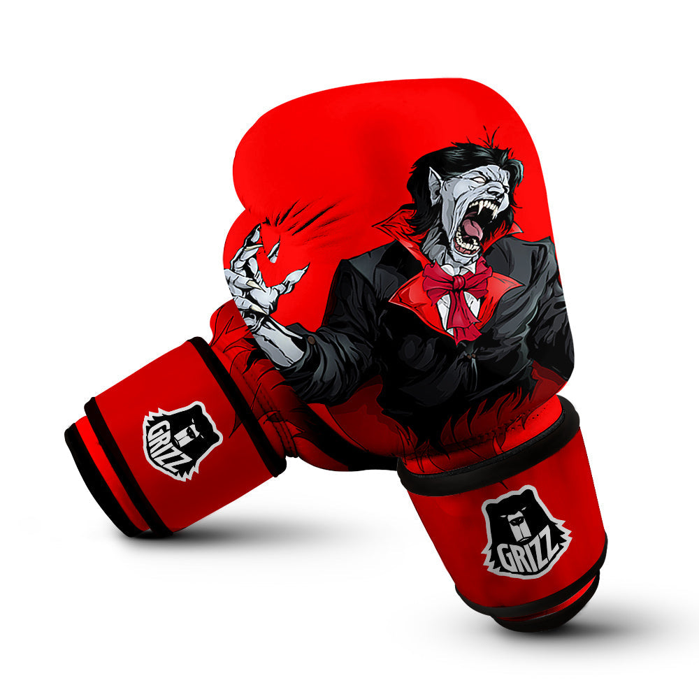 Count Dracula Print Boxing Gloves-grizzshop