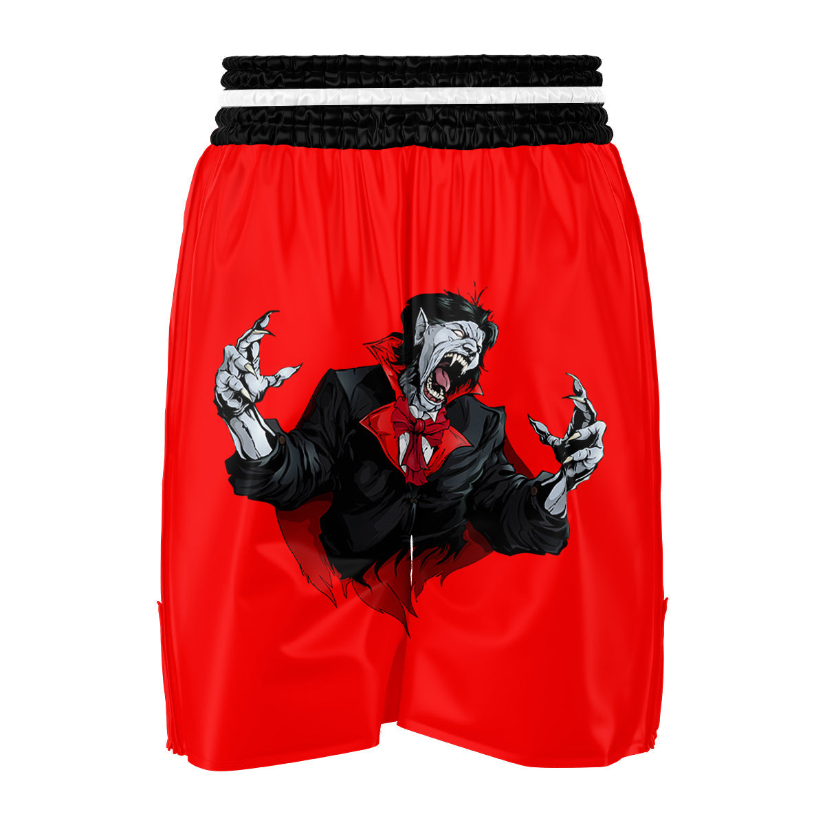 Count Dracula Print Boxing Shorts-grizzshop