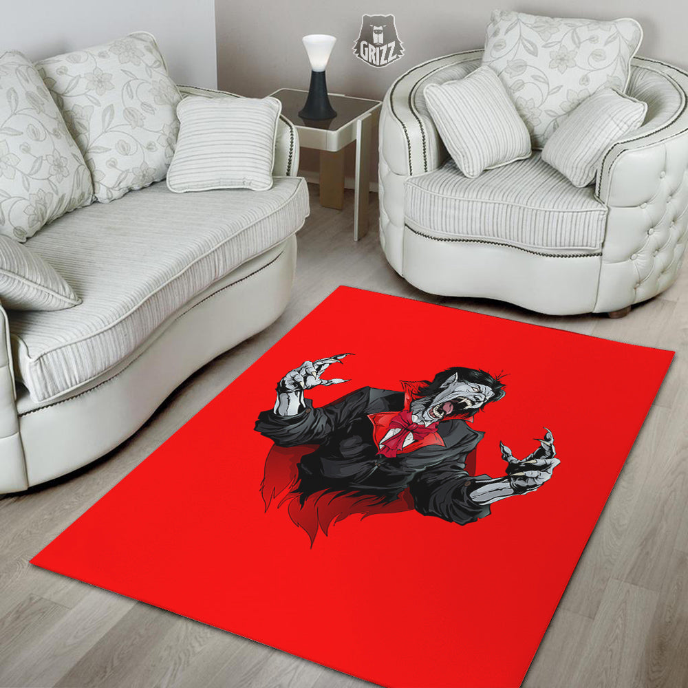 Count Dracula Print Floor Mat-grizzshop