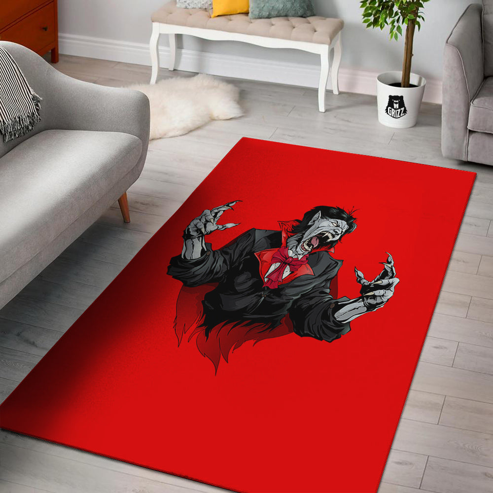 Count Dracula Print Floor Mat-grizzshop