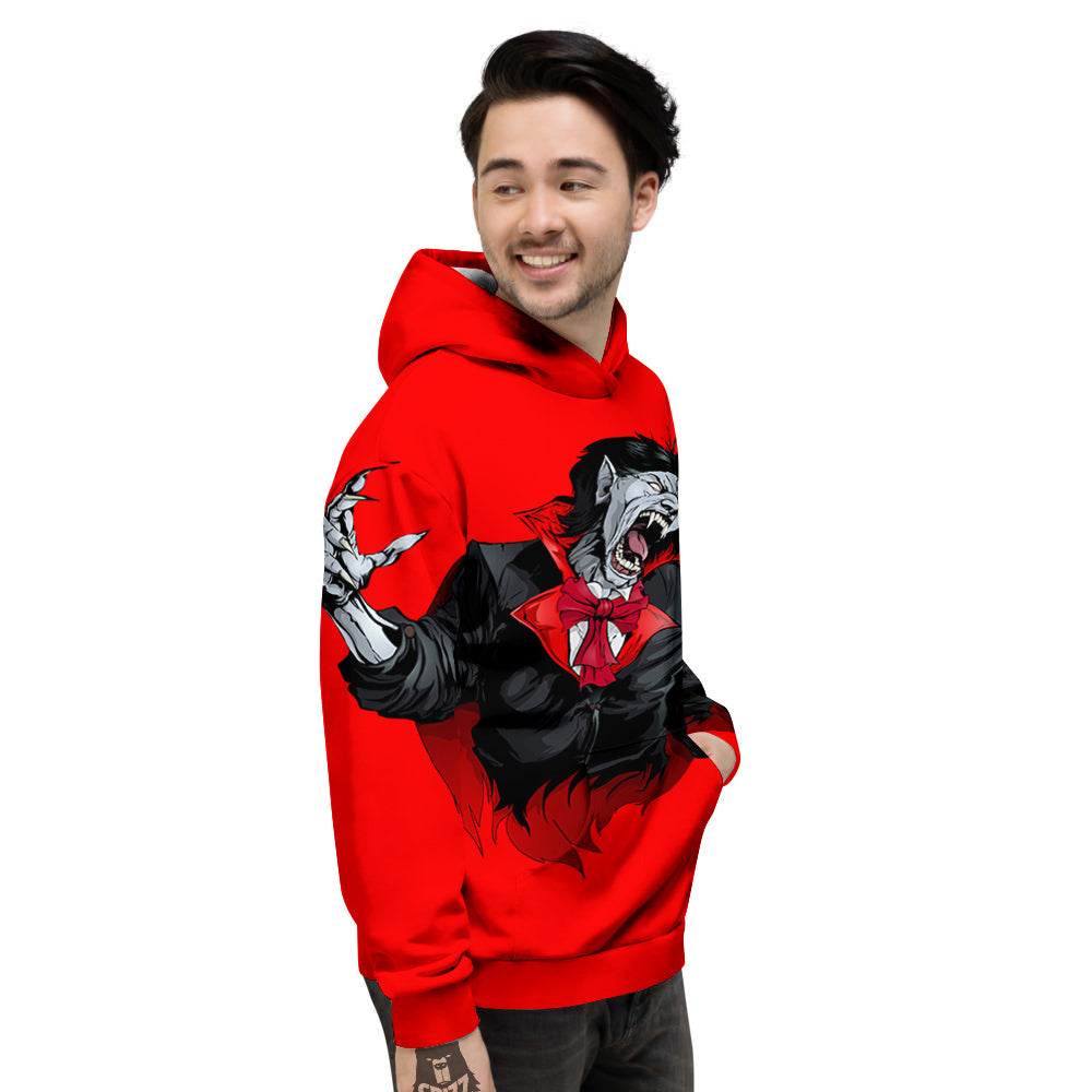 Count Dracula Print Men's Hoodie-grizzshop