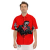 Count Dracula Print Men's Short Sleeve Shirts-grizzshop