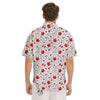 Country Canada Print Pattern Men's Short Sleeve Shirts-grizzshop