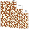 Cow Brown Pattern Print Floor Mat-grizzshop