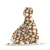 Cow Brown Pattern Print Hooded Blanket-grizzshop