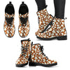 Load image into Gallery viewer, Cow Brown Pattern Print Men Women Leather Boots-grizzshop