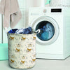 Cow Cute Print Laundry Basket-grizzshop