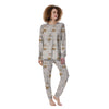 Cow Cute Print Women's Pajamas-grizzshop