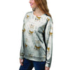 Cow Cute Print Women's Sweatshirt-grizzshop