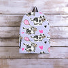 Cow Doodle Print Backpack-grizzshop