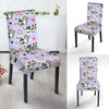 Cow Doodle Print Chair Cover-grizzshop