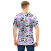 Cow Doodle Print Men T Shirt-grizzshop