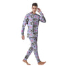 Cow Doodle Print Men's Pajamas-grizzshop