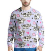 Cow Doodle Print Men's Sweatshirt-grizzshop