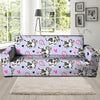 Cow Doodle Print Sofa Cover-grizzshop