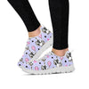 Cow Doodle Print Women's Sneakers-grizzshop