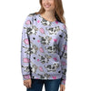 Cow Doodle Print Women's Sweatshirt-grizzshop