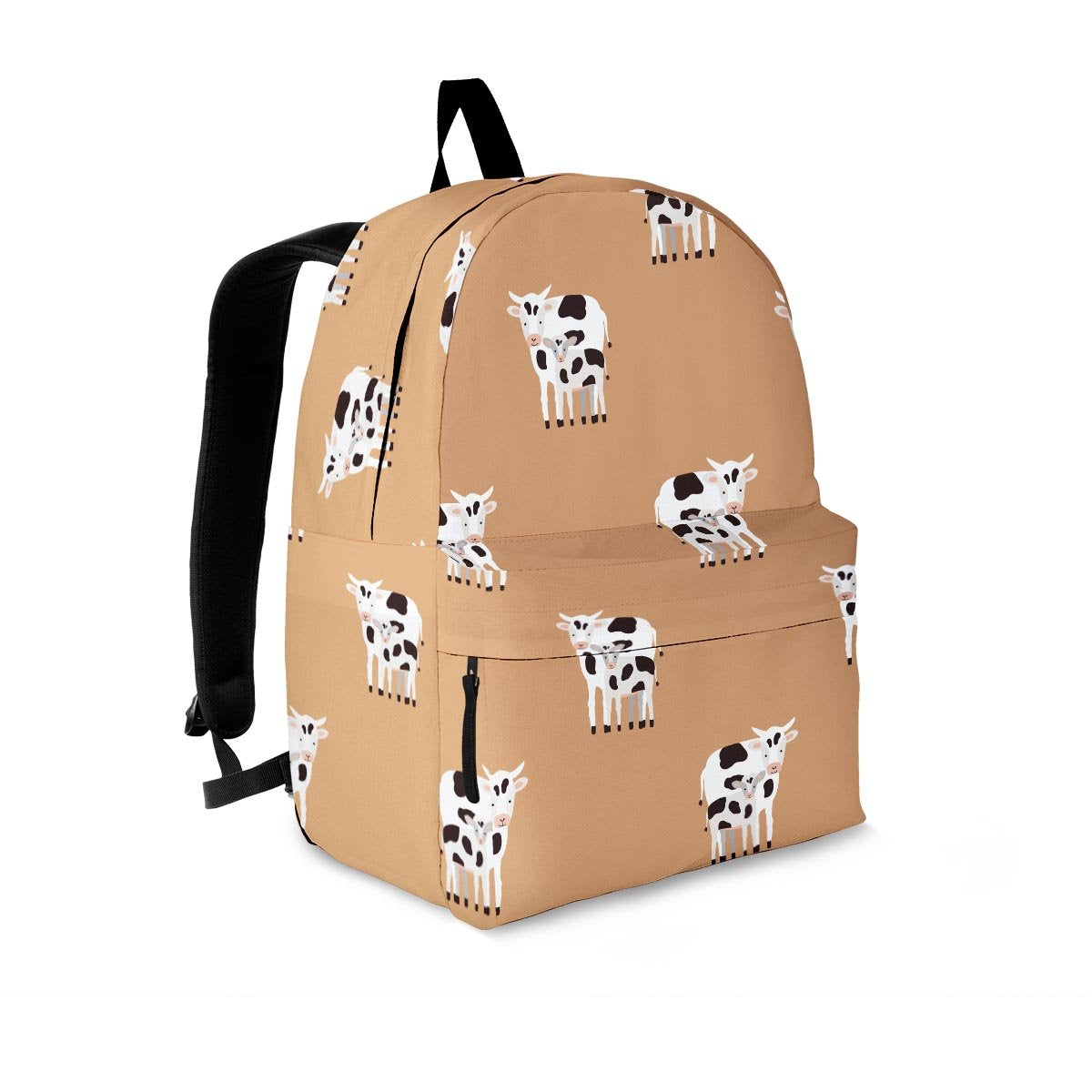 Cow Family Print Backpack-grizzshop