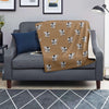 Cow Family Print Blanket-grizzshop