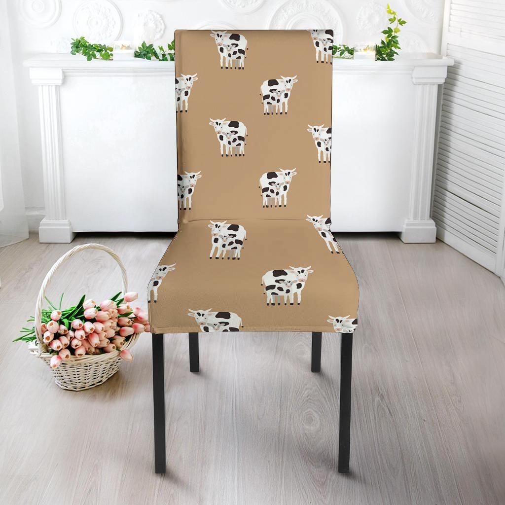 Cow Family Print Chair Cover-grizzshop