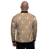 Cow Family Print Men's Bomber Jacket-grizzshop