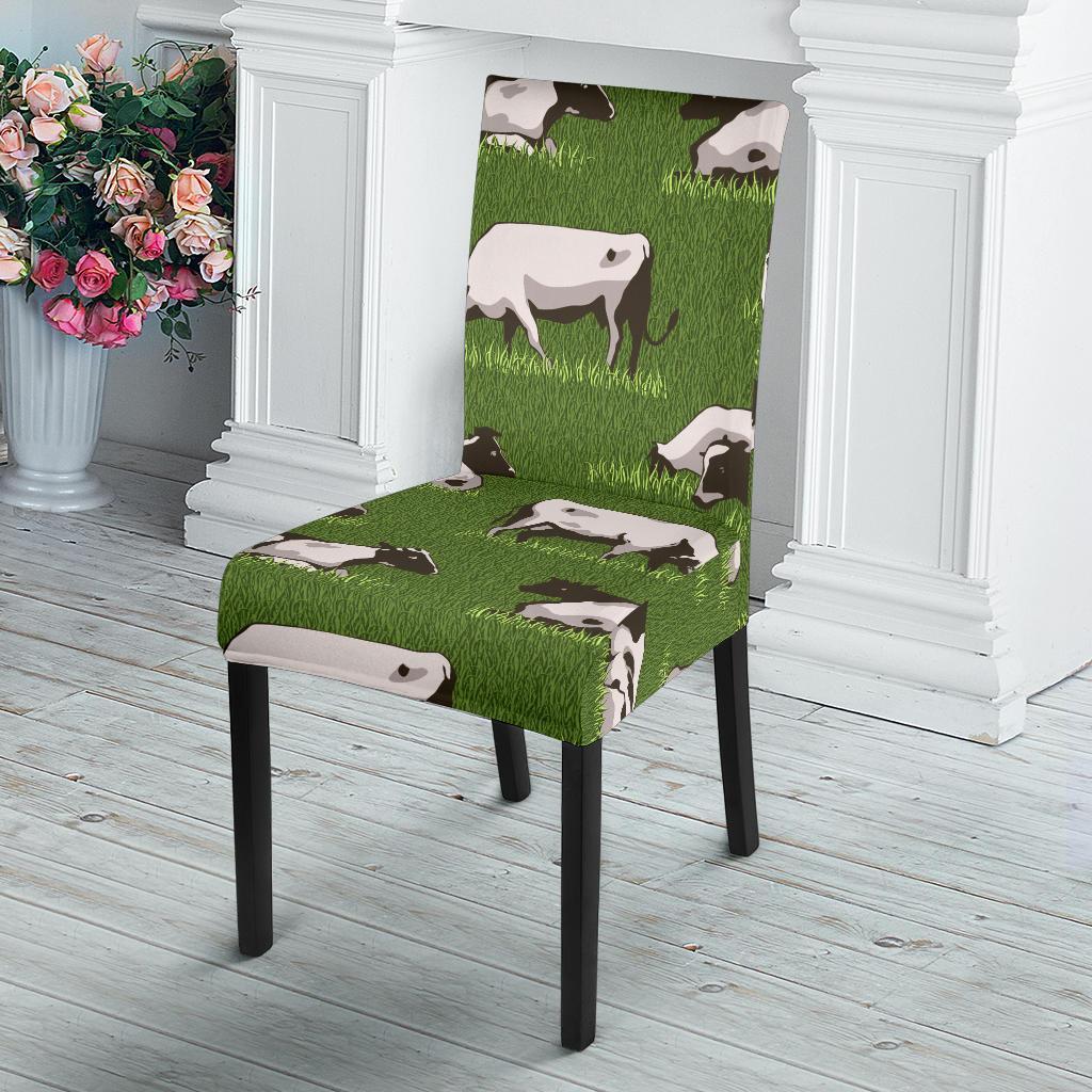 Cow Farm Pattern Print Chair Cover-grizzshop