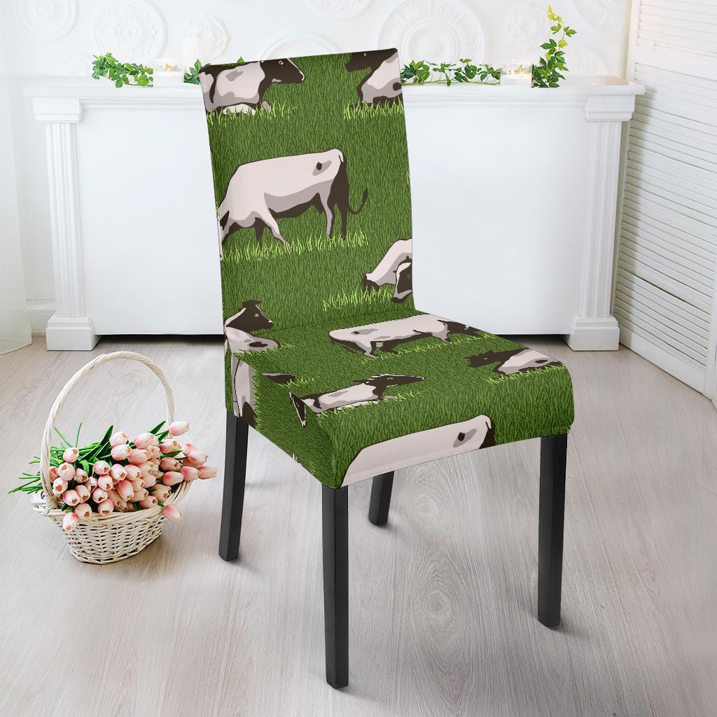 Cow Farm Pattern Print Chair Cover-grizzshop