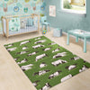 Cow Farm Pattern Print Floor Mat-grizzshop