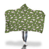 Cow Farm Pattern Print Hooded Blanket-grizzshop