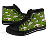 Cow Farm Pattern Print Men Women's High Top Shoes-grizzshop