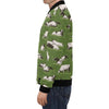 Cow Farm Pattern Print Men's Bomber Jacket-grizzshop