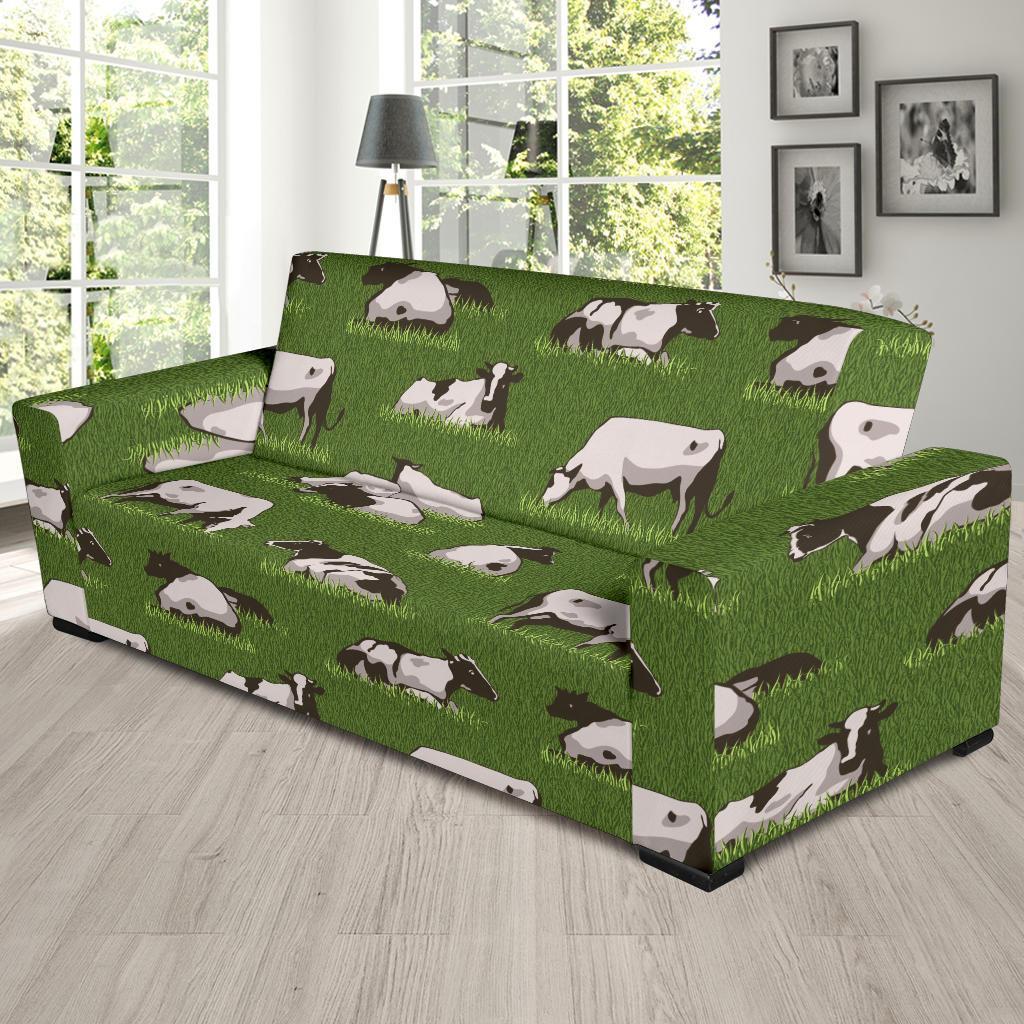 Cow Farm Pattern Print Sofa Covers-grizzshop