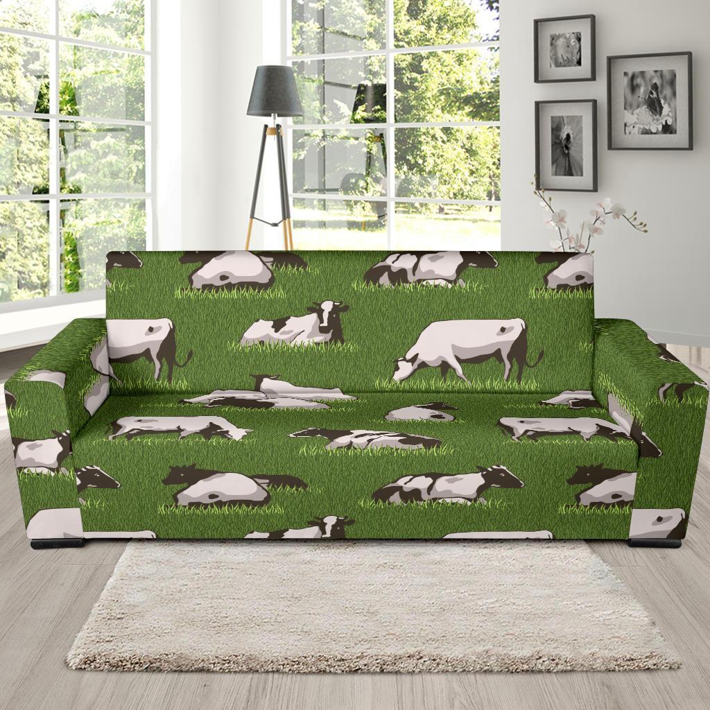 Cow Farm Pattern Print Sofa Covers-grizzshop