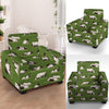 Cow In Grass Print Armchair Cover-grizzshop