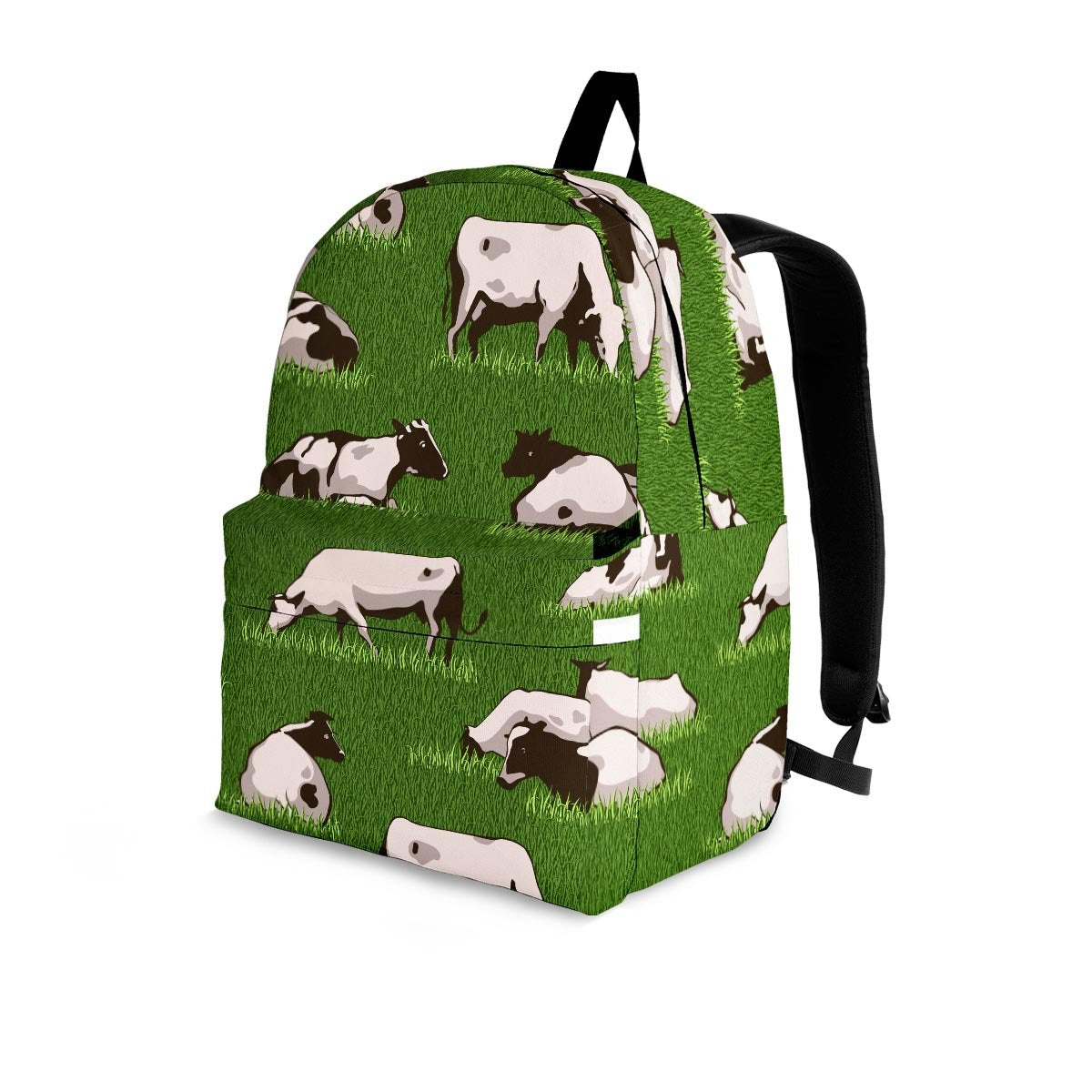 Cow In Grass Print Backpack-grizzshop