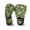 Cow In Grass Print Boxing Gloves-grizzshop