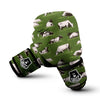 Cow In Grass Print Boxing Gloves-grizzshop