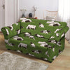 Cow In Grass Print Loveseat Cover-grizzshop