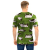 Cow In Grass Print Men T Shirt-grizzshop