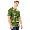 Cow In Grass Print Men T Shirt-grizzshop