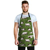 Cow In Grass Print Men's Apron-grizzshop