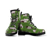 Cow In Grass Print Men's Boots-grizzshop