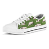 Cow In Grass Print Men's Low Top Shoes-grizzshop