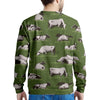 Cow In Grass Print Men's Sweatshirt-grizzshop