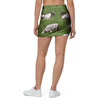 Cow In Grass Print Mini Skirt-grizzshop