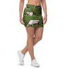 Cow In Grass Print Mini Skirt-grizzshop