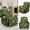 Cow In Grass Print Recliner Cover-grizzshop