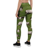 Cow In Grass Print Women's Leggings-grizzshop