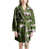 Cow In Grass Print Women's Robe-grizzshop